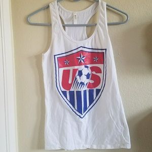 US Women's Soccer tank top